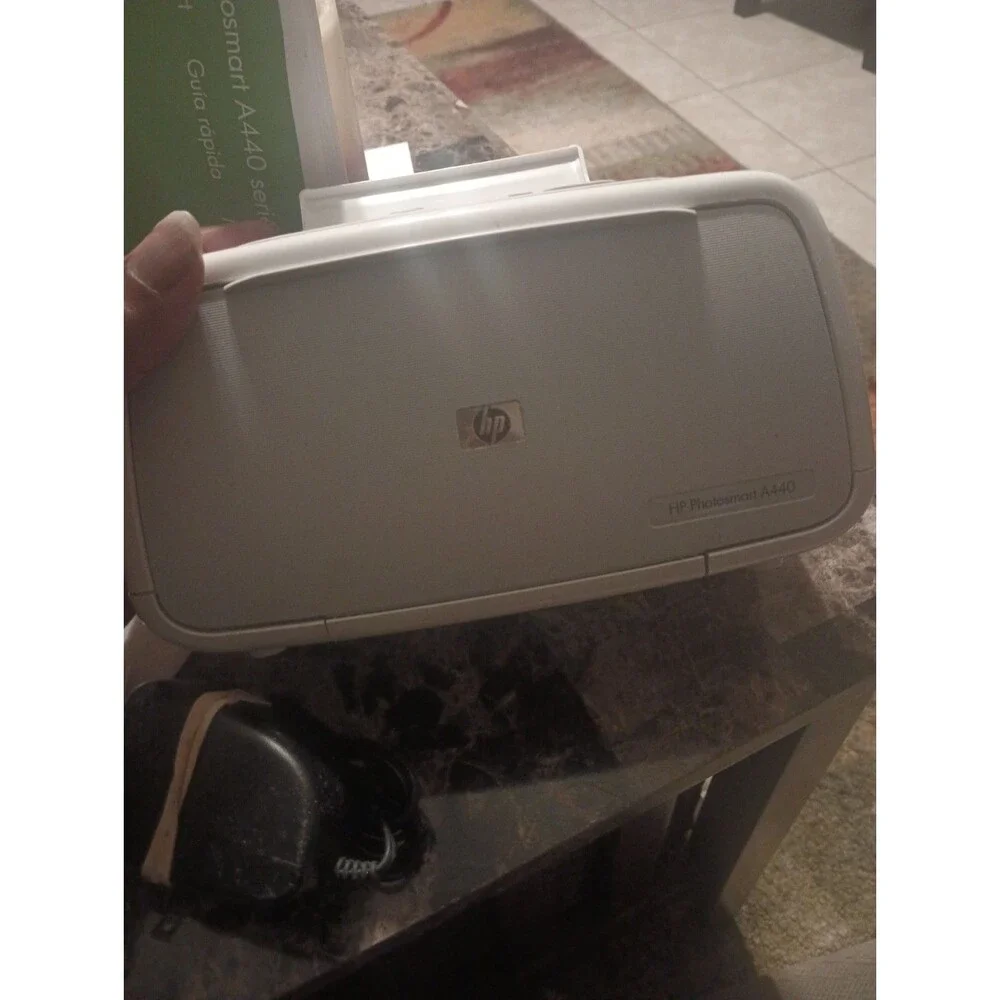 HP Photosmart A440 Digital Photo Inkjet Printer -Working!